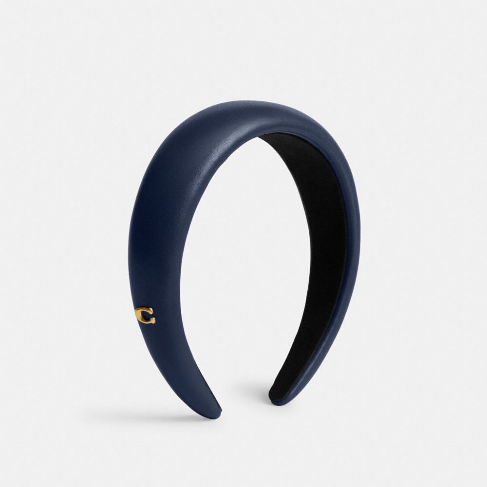 Coach Leather Headband